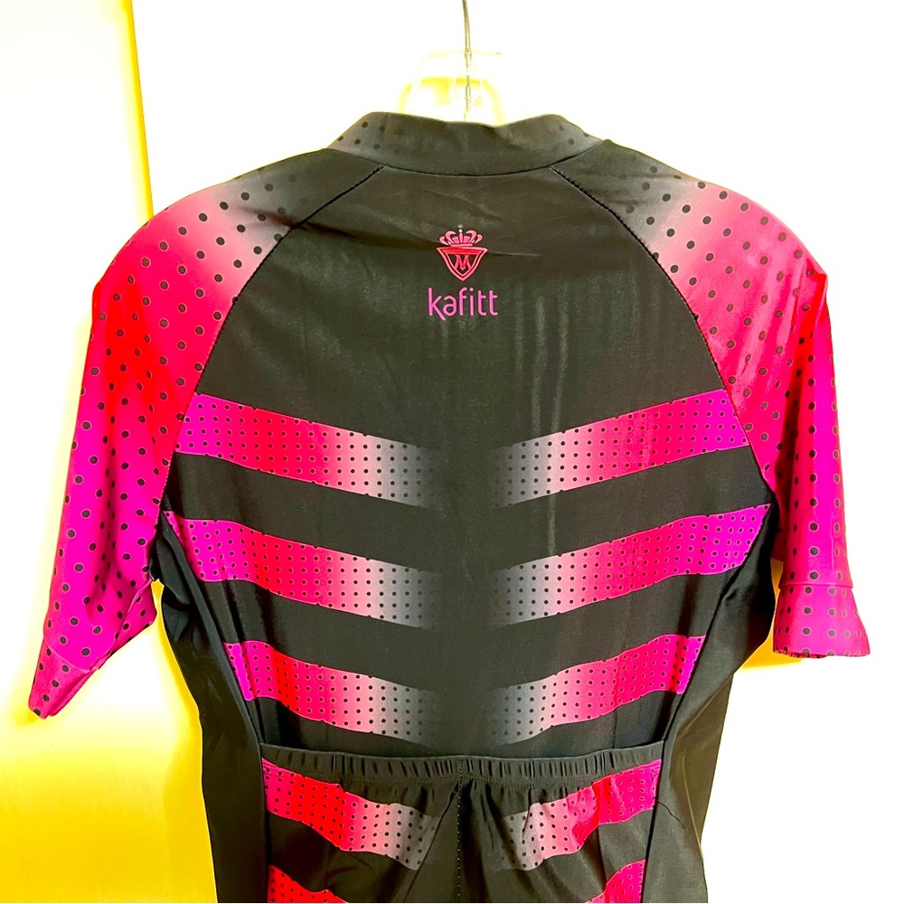 Kafitt Unisex Pro Cyclist Body Skinsuit Seat Pads Bicycle Skin Suit Outfit 2XL - Picture 8 of 14
